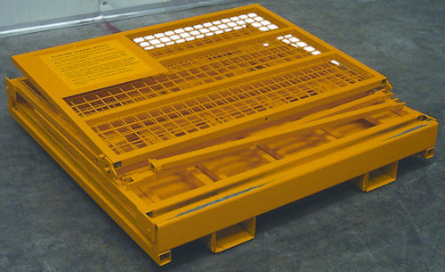 Collapsible or Folding Work Platform Forklift Safety Cage